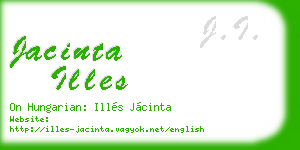 jacinta illes business card